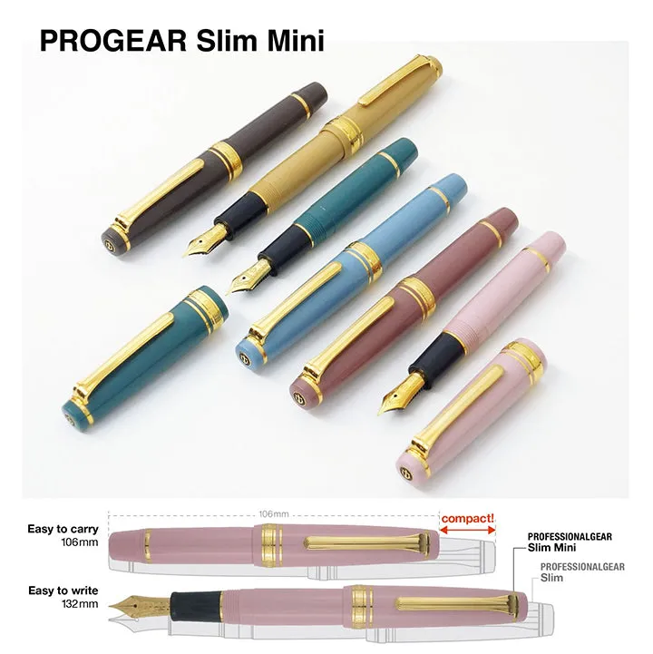 Pro Gear Slim Mini Fountain Pen - Stellar Blue - Medium Fine