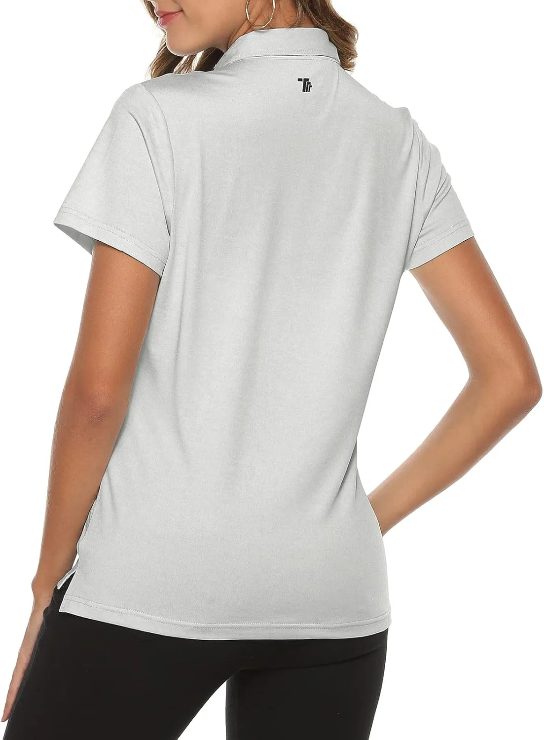 Rdruko Women's Golf Polo Shirts Short Sleeve Dry Fit Moisture Wicking Tennis Sports Casual Collared T Shirts