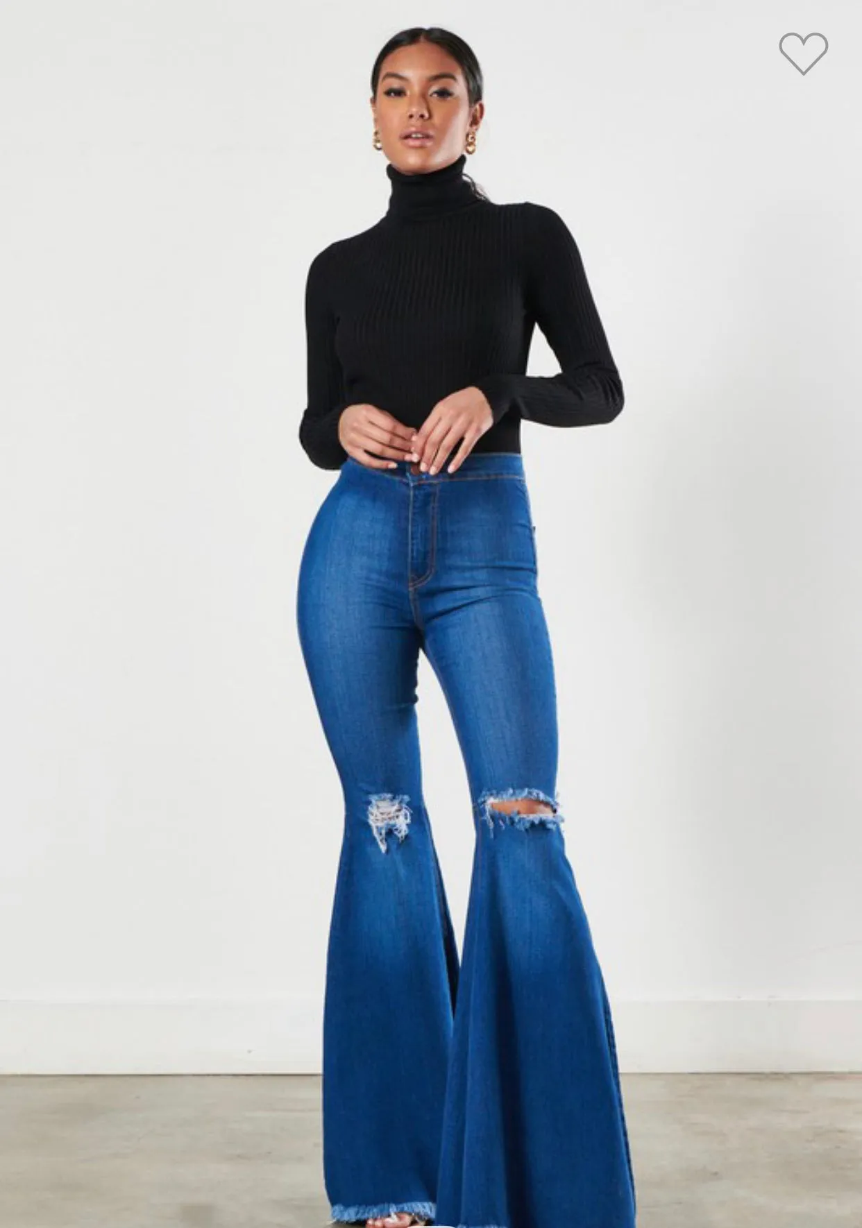 Ripped Plus Bellbottoms