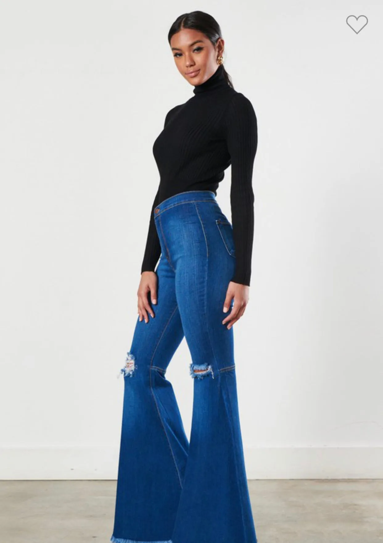 Ripped Plus Bellbottoms