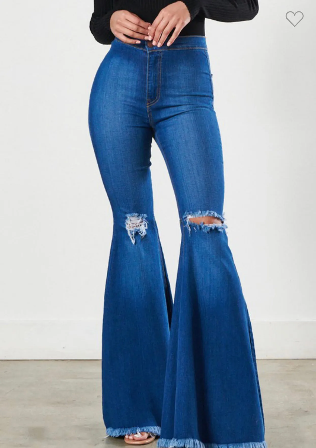 Ripped Plus Bellbottoms