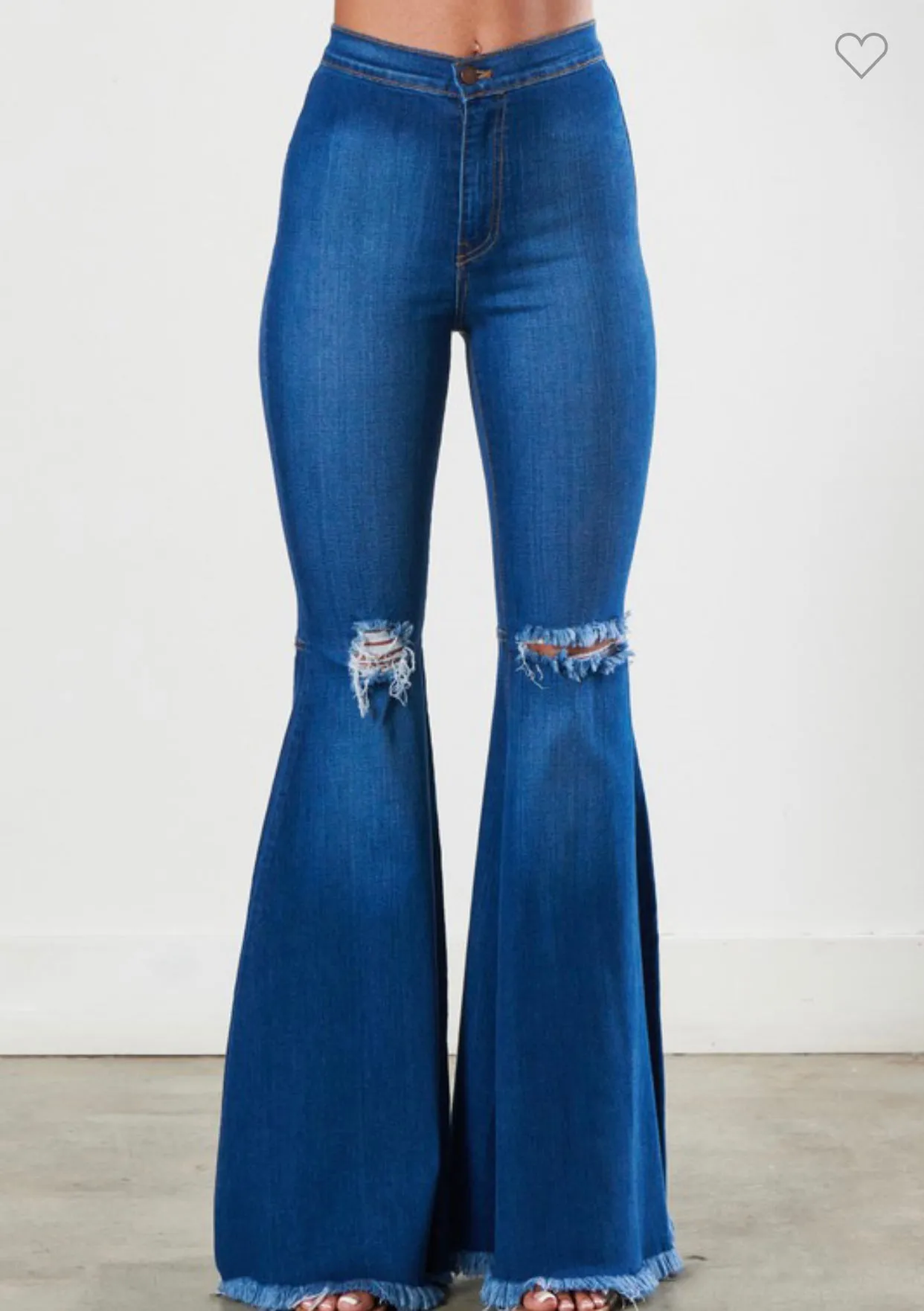 Ripped Plus Bellbottoms