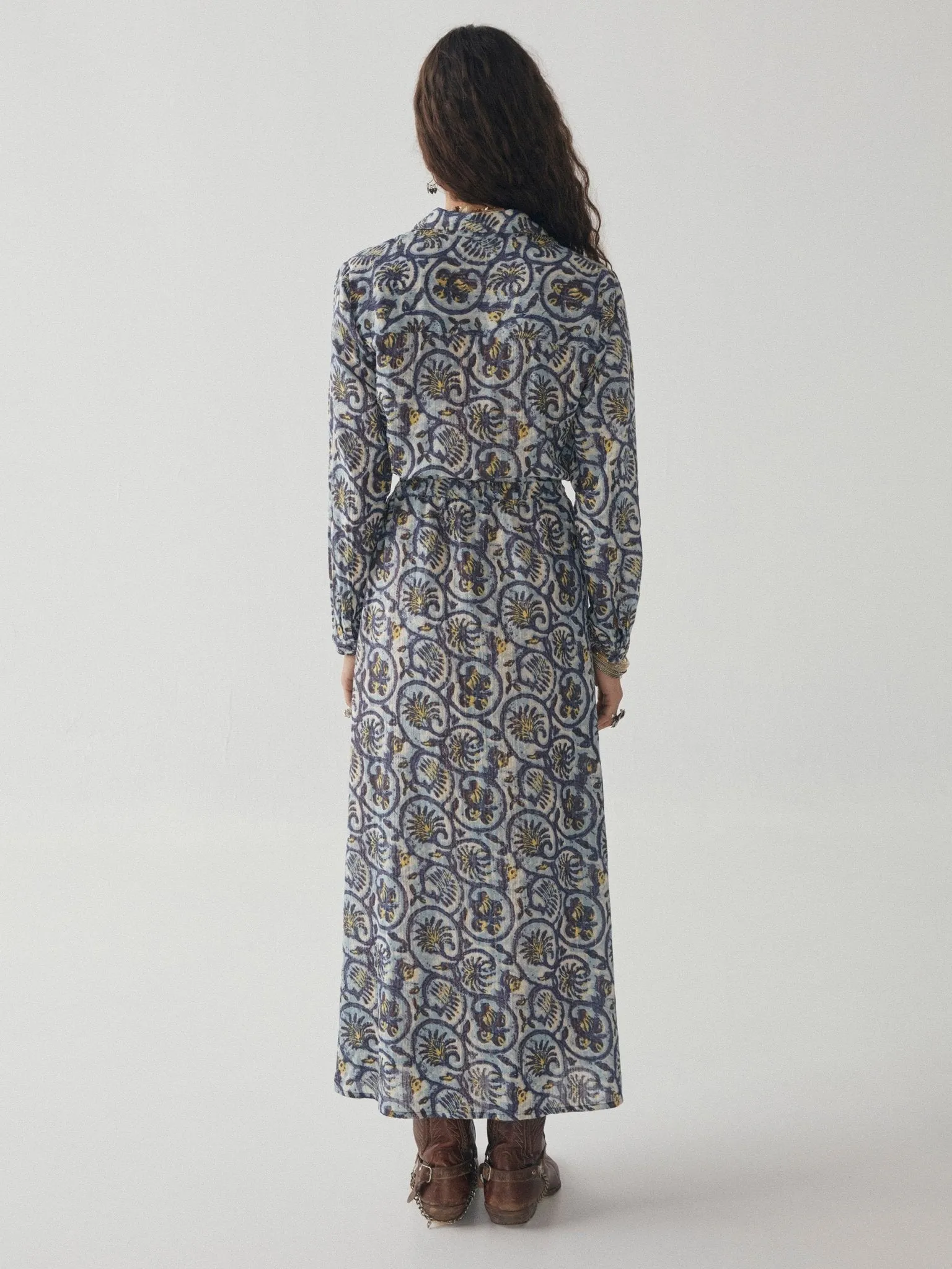 Roberta Dress - Vintage Blue