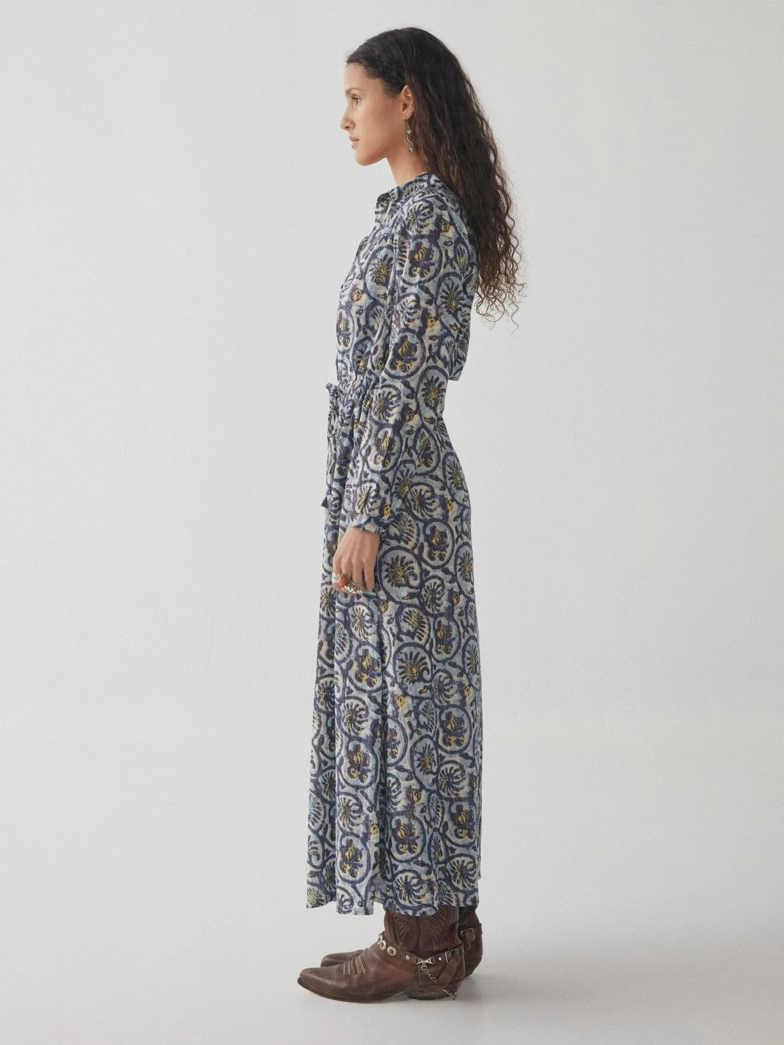 Roberta Dress - Vintage Blue