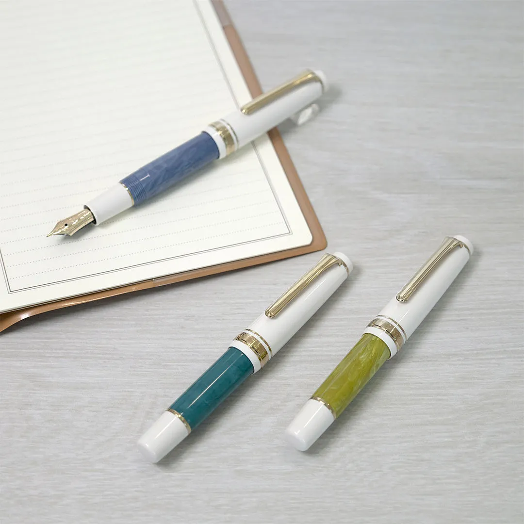 Sailor Professional Gear Slim Mini Rencontre Limited Edition Fountain Pen Glycine Violet 14k Nib