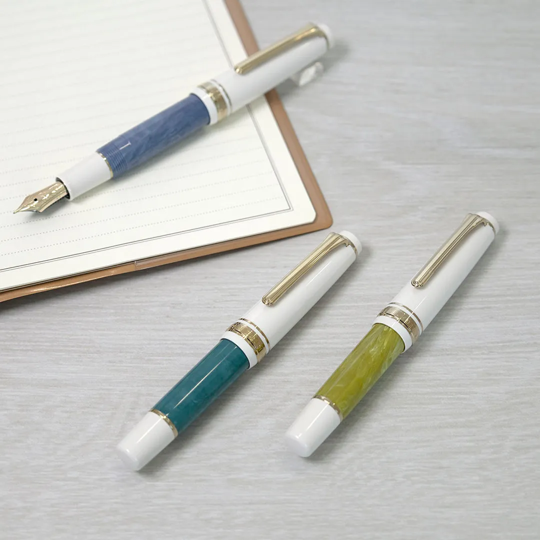 Sailor Professional Gear Slim Mini Rencontre Limited Edition Fountain Pen Pistache 14k Nib