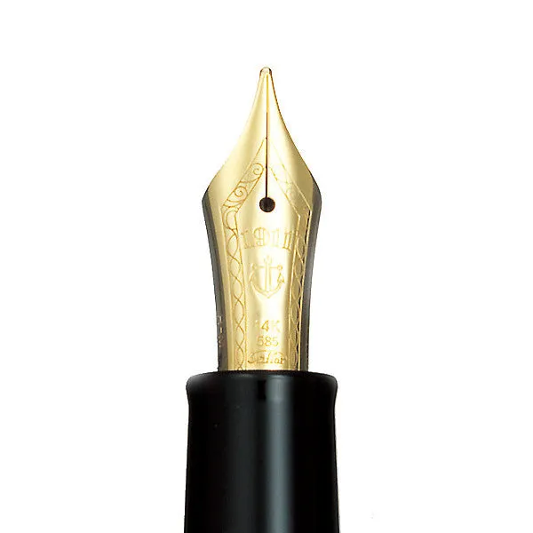 Sailor Professional Gear Slim (Sapporo) Fountain Pen White with Gold Trim