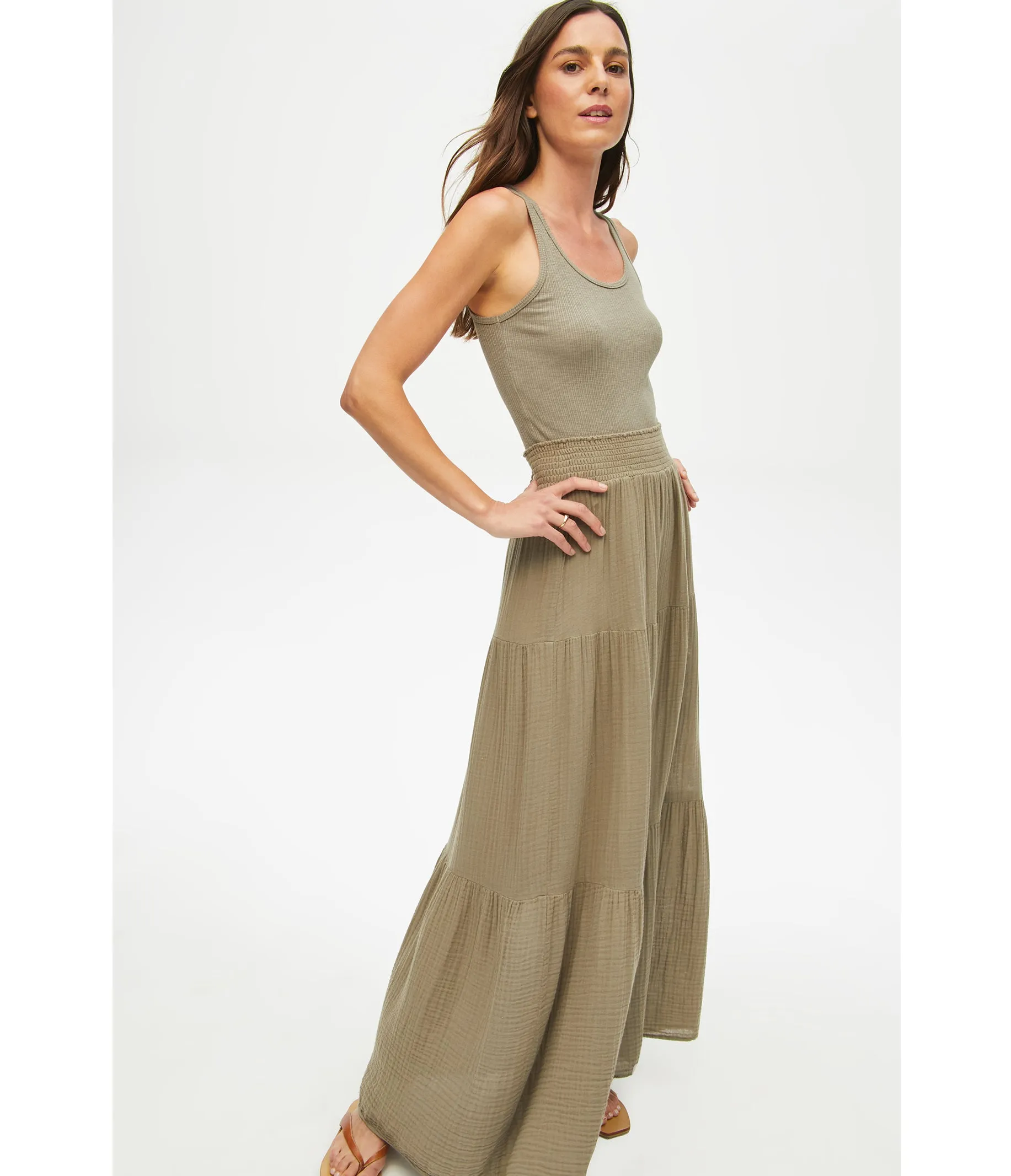 Sandy Gauze Skirt