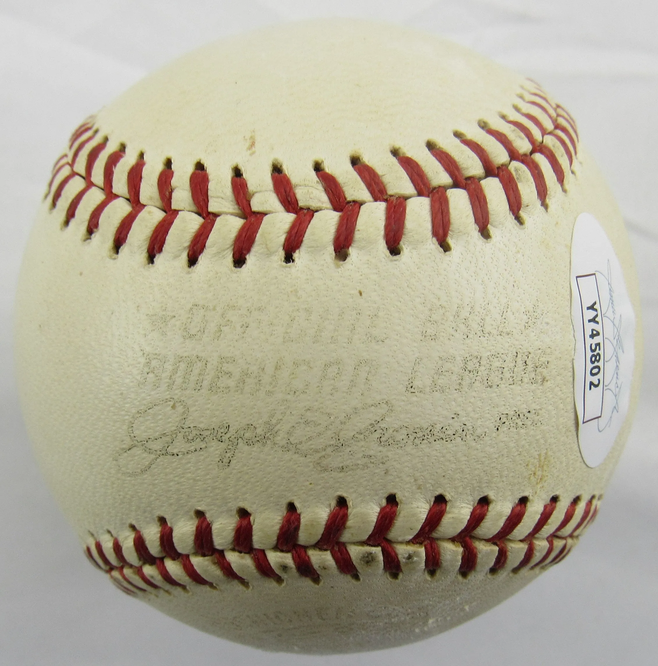 Sandy Koufax Sandy Amoros Bob Aspromonte Signed Rawlings Baseball JSA LOA YY45802