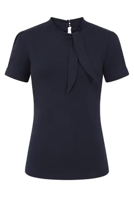 Sandy Loves Danny top in Navy by Banned