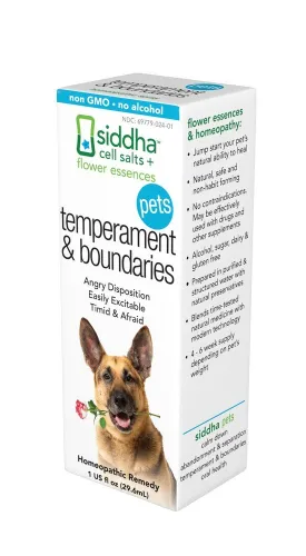 Siddha Flower Essences Pets Temperament & Boundaries 1 fl oz Liquid
