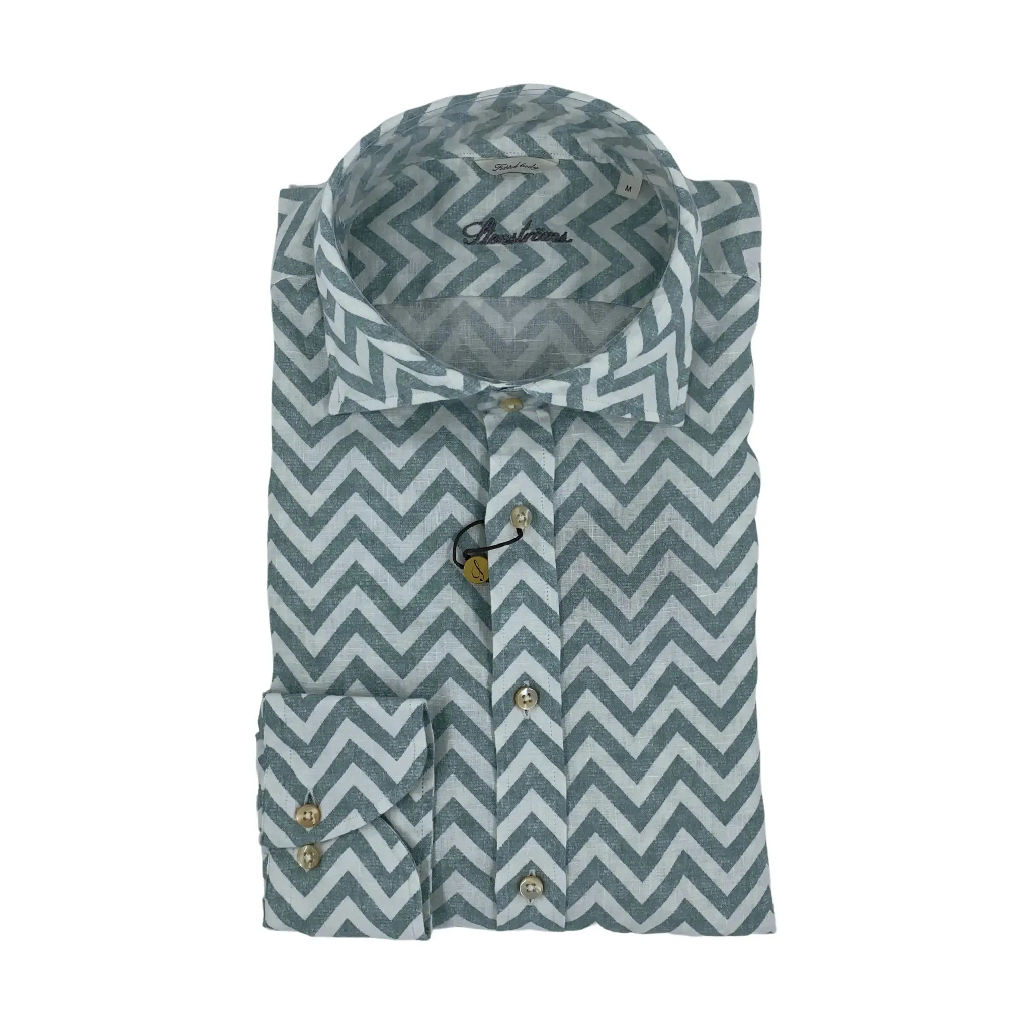 Stenstroms Linen Abstract Sportshirt