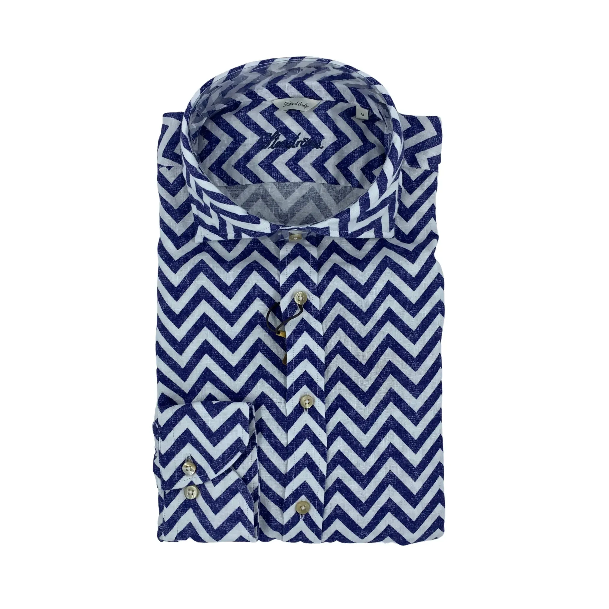 Stenstroms Linen Abstract Sportshirt