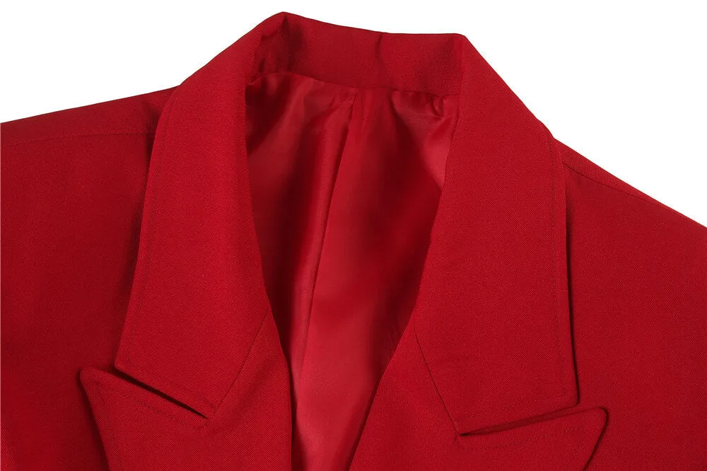 The Joker Clown Red Suit Outfit Uniform Cosplay Costume Men Halloween 2019