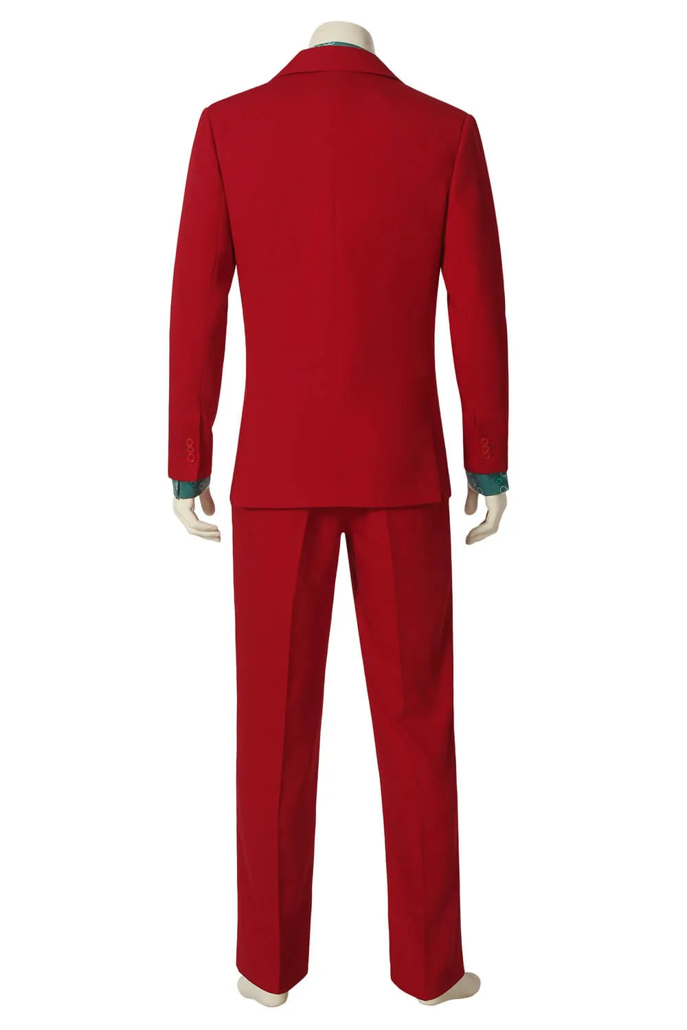 The Joker Clown Red Suit Outfit Uniform Cosplay Costume Men Halloween 2019