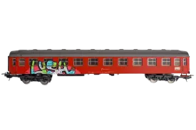 Train 34 HO Graffiti Train Art Toy Sculpture by LushSux