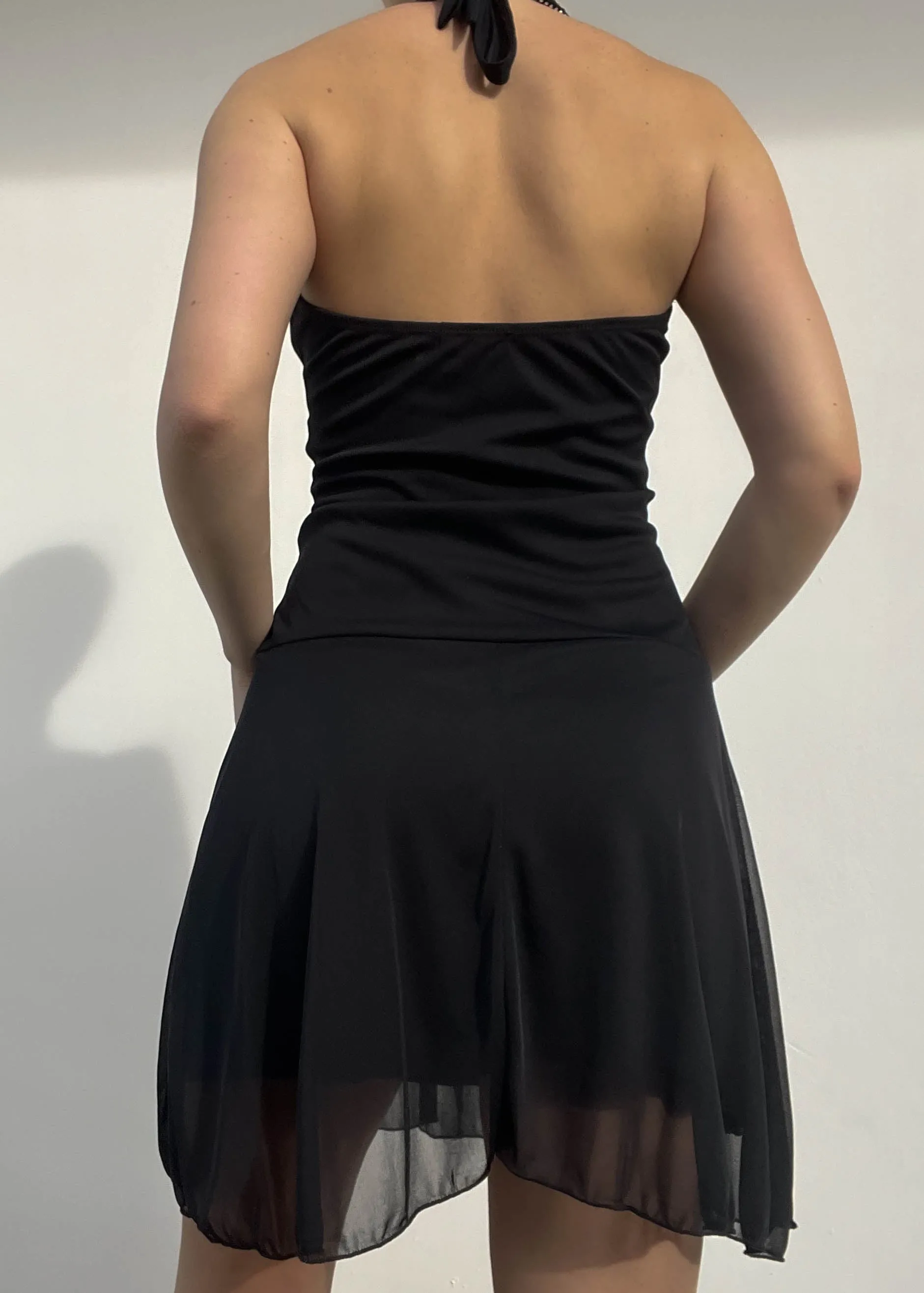 Trixxi Y2k Black Mini Dress (S/M)