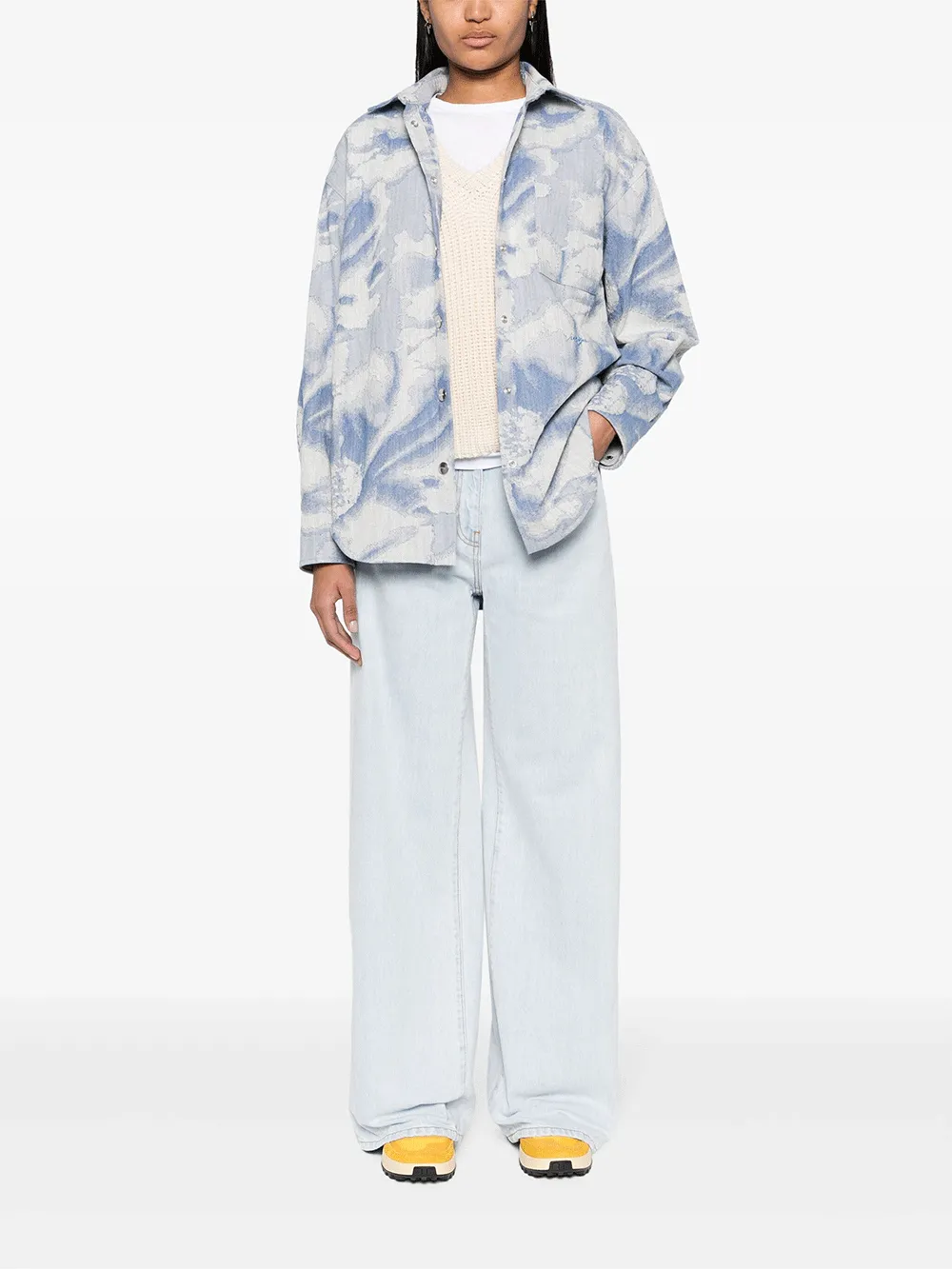 Wide Leg Long Jeans