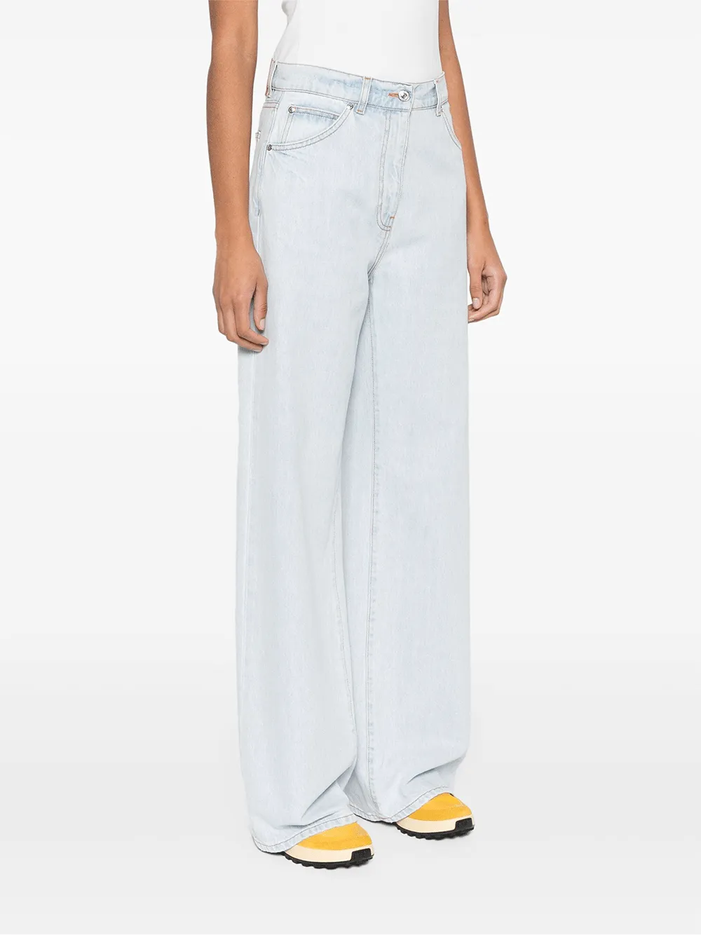 Wide Leg Long Jeans
