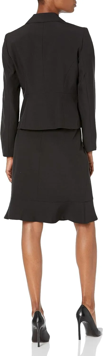 Women's 3 Button Jacket/Skirt Suit