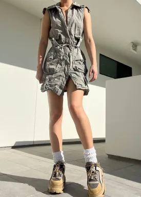 Y2k Cargo Mini Dress (M)