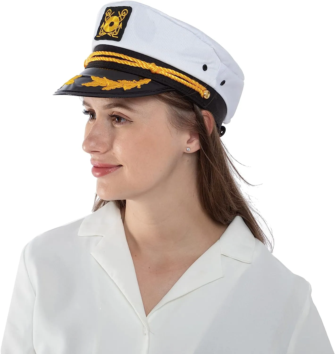 Yacht Captain Hat Costume Accessories Set