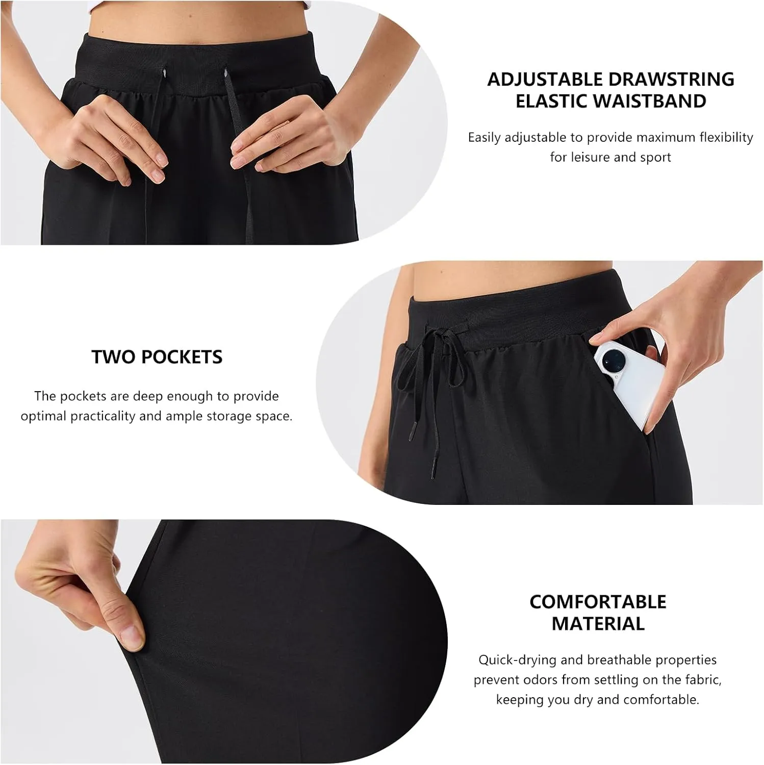 ZENGVEE Women's Cargo Pants Outdoor Athletic Lightweight Women Joggers with Pockets for Workout Casual Gym Pants